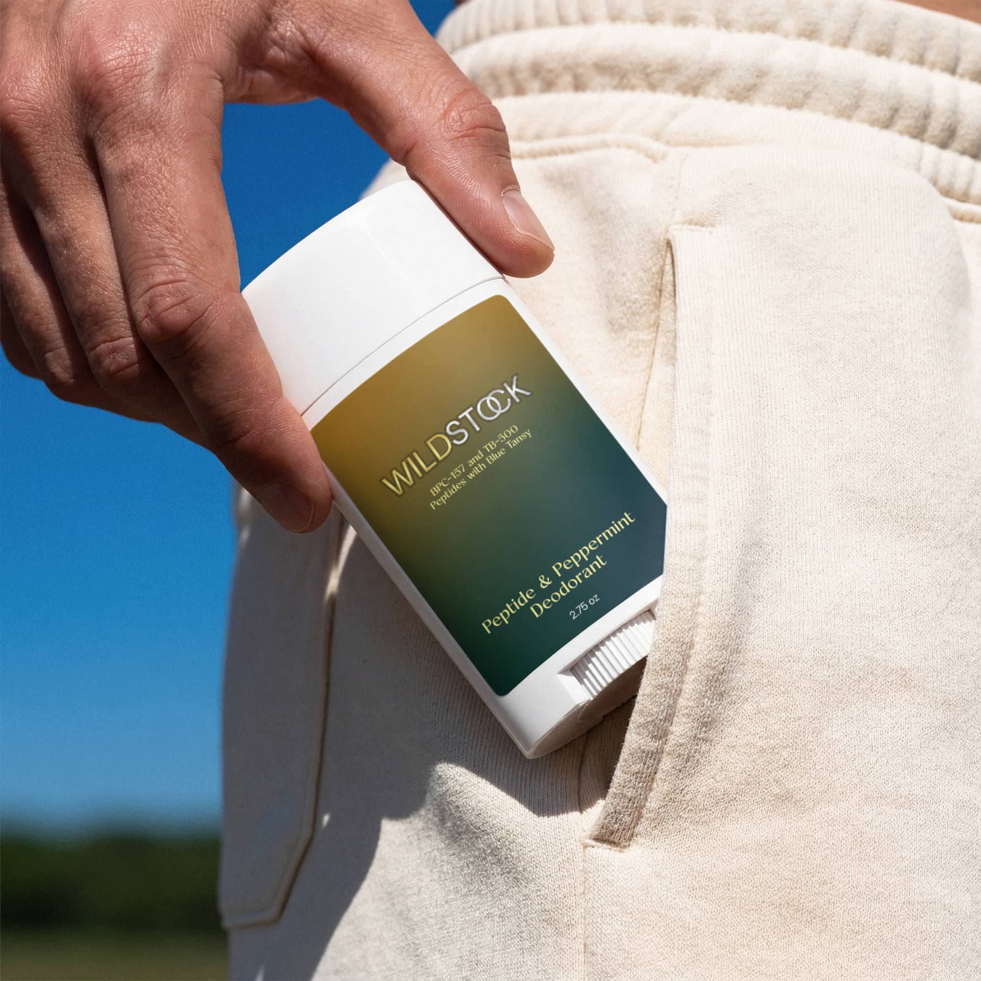 Peptide & Peppermint Aluminum-Free Deodorant Balm